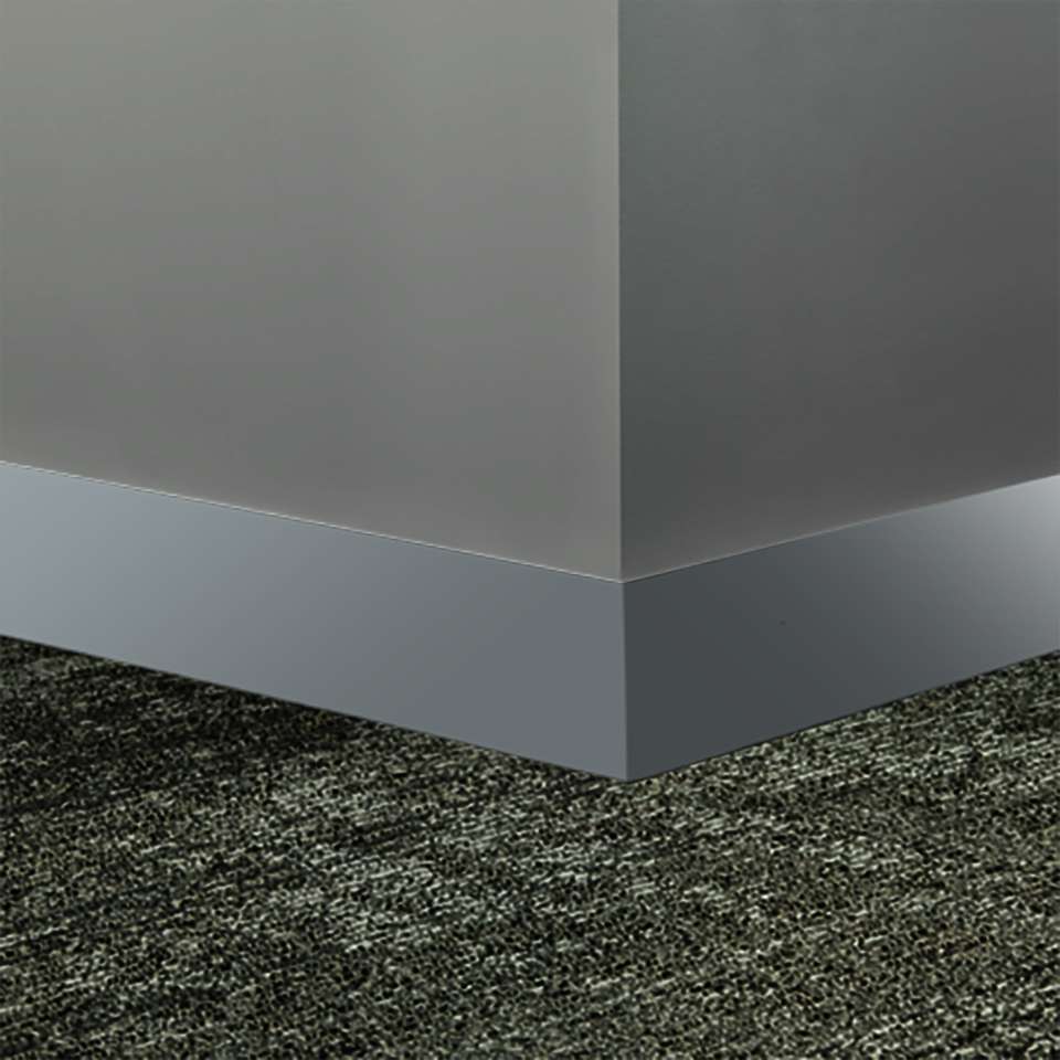 Tarkett - Système de finition murale Millwork - MW 262 S4 Monument 4" #262 Drizzle - Wallbase 8' (paquet de 8)