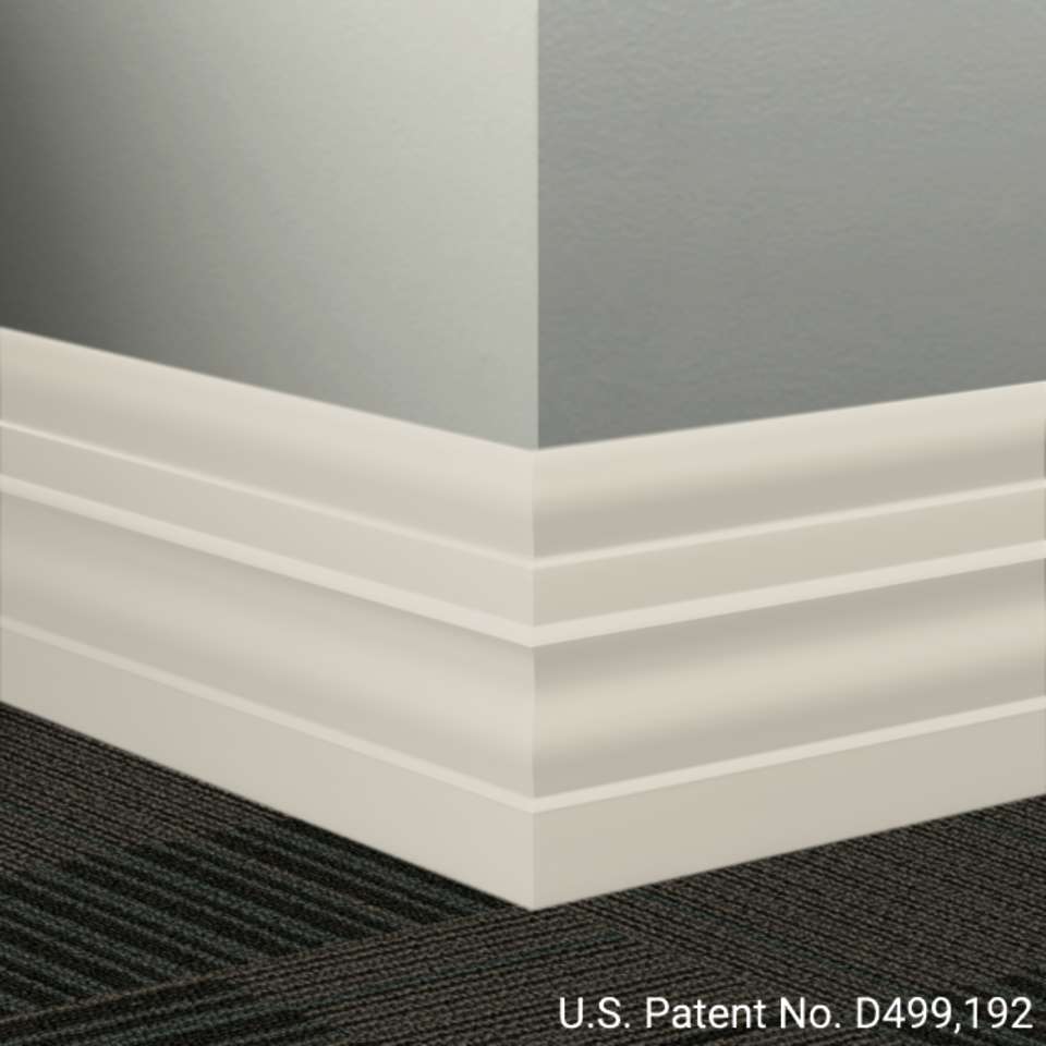 Tarkett - Système de finition murale Millwork - MW 27 E Attaché 6" #27 Mist - Wallbase 8' (paquet de 8)