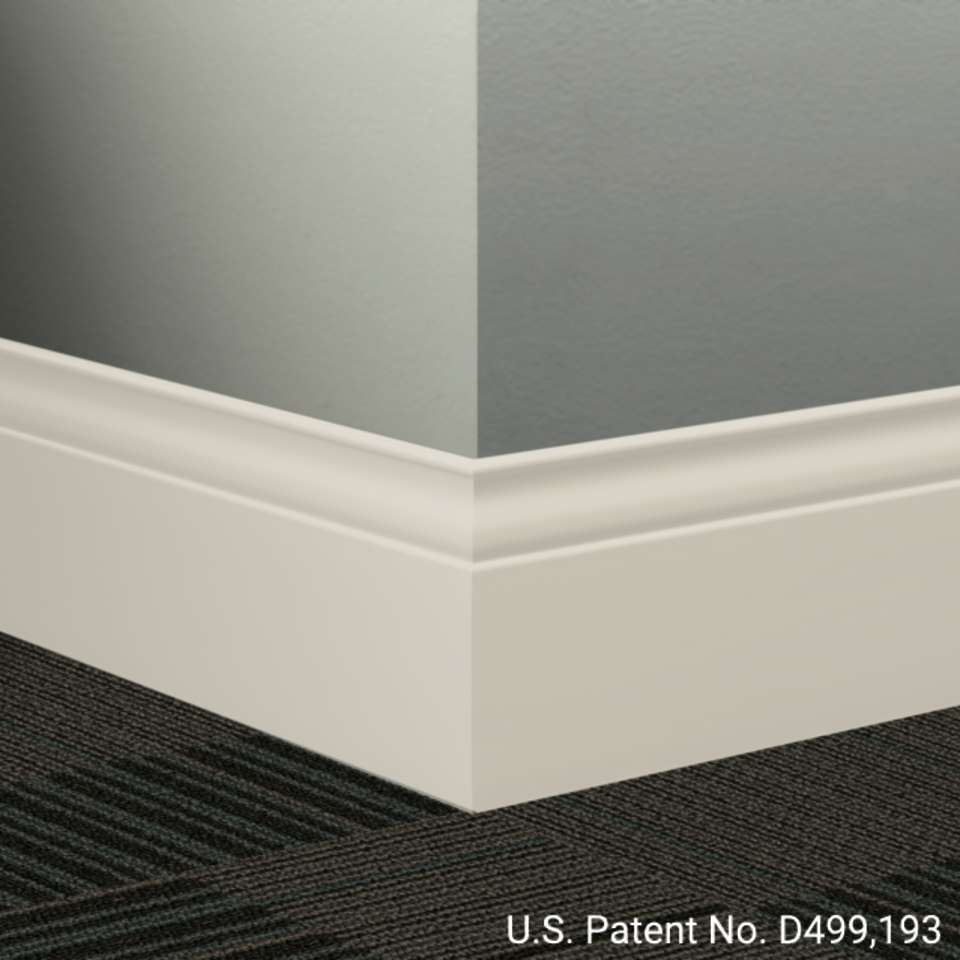 Tarkett - Système de finition murale Millwork - MW 27 G Inflection 5 1⁄4” #27 Mist - Wallbase 8' (paquet de 6)