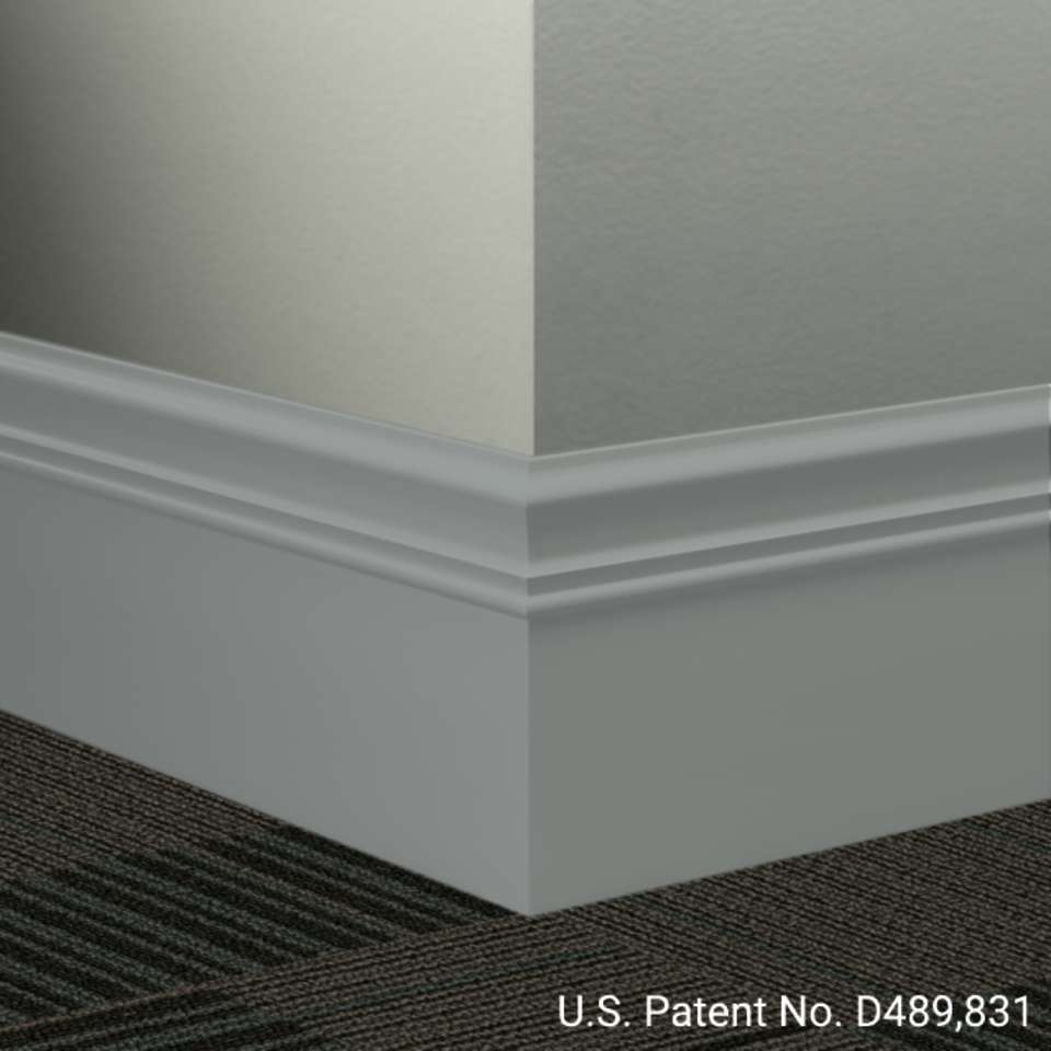Tarkett - Système de finition murale Millwork - MW 28 M Monarch 6" #28 Medium Grey - Wallbase 8' (paquet de 6)
