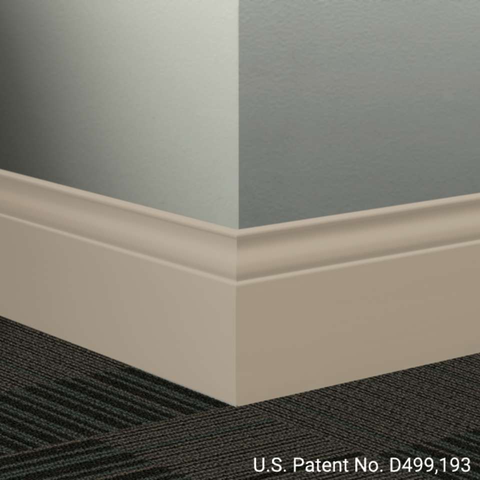 Tarkett - Système de finition murale Millwork - MW 280 G Inflection 5 1⁄4” #280 Shoreline - Wallbase 8' (paquet de 6)