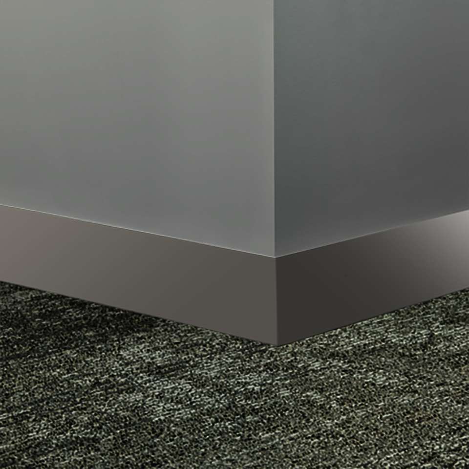 Tarkett - Système de finition murale Millwork - MW 29 S4 Monument 4" #29 Moon Rock - Wallbase 8' (paquet de 8)