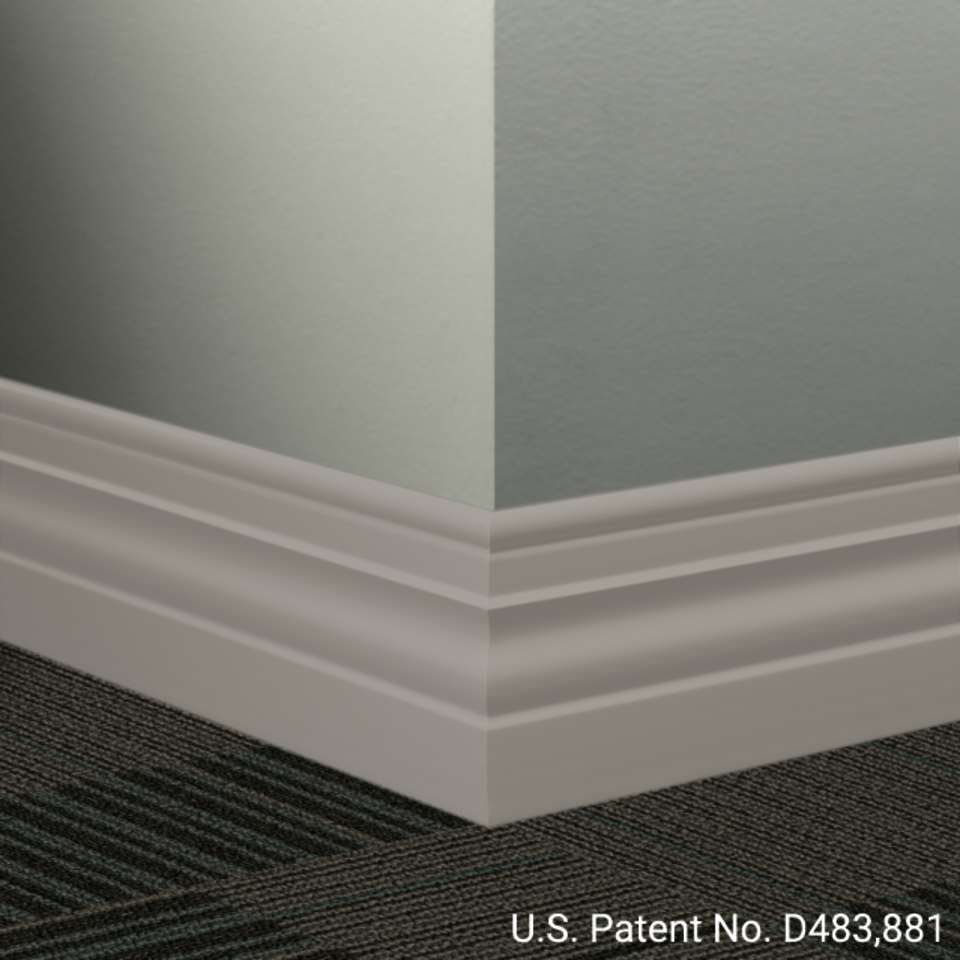 Tarkett - Système de finition murale Millwork - MW 32 A Diplomat 4 1⁄2” - MW XX A #32 Pebble - Wallbase 8' (paquet de 6)