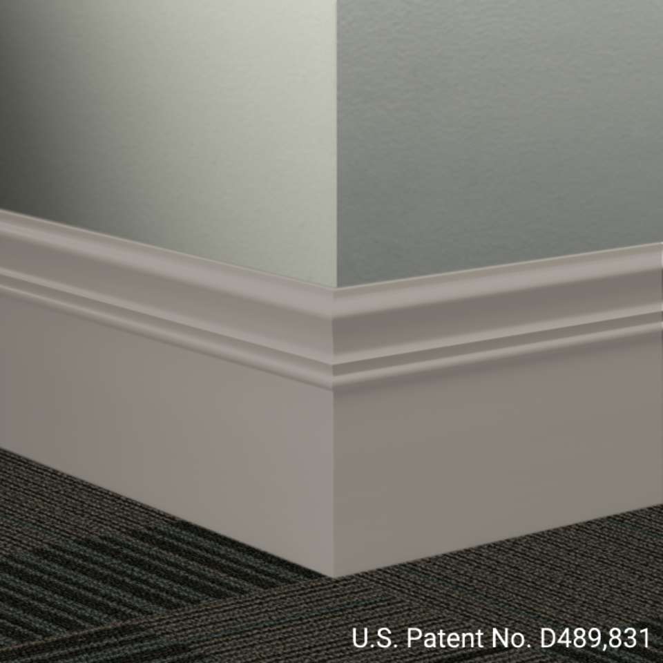 Tarkett - Système de finition murale Millwork - MW 32 M Monarch 6" #32 Pebble - Wallbase 8' (paquet de 6)