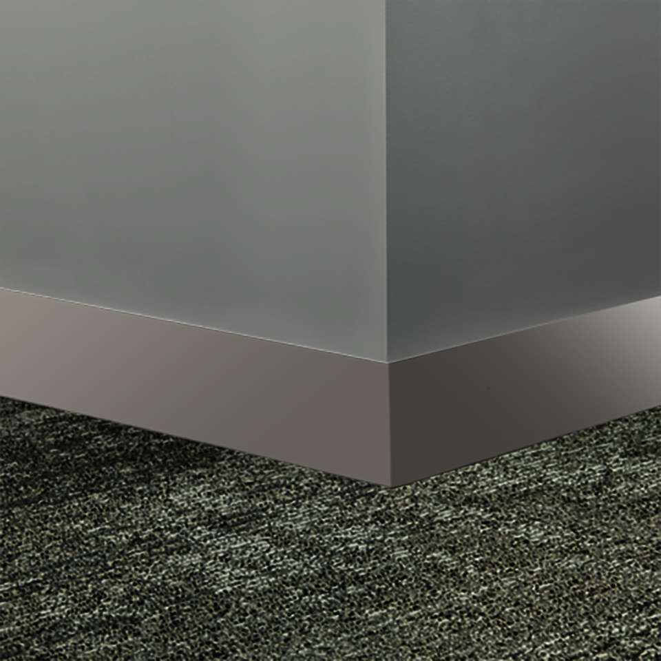 Tarkett - Système de finition murale Millwork - MW 32 S25 Monument 2 1⁄2” #32 Pebble - Wallbase 8' (paquet de 8)