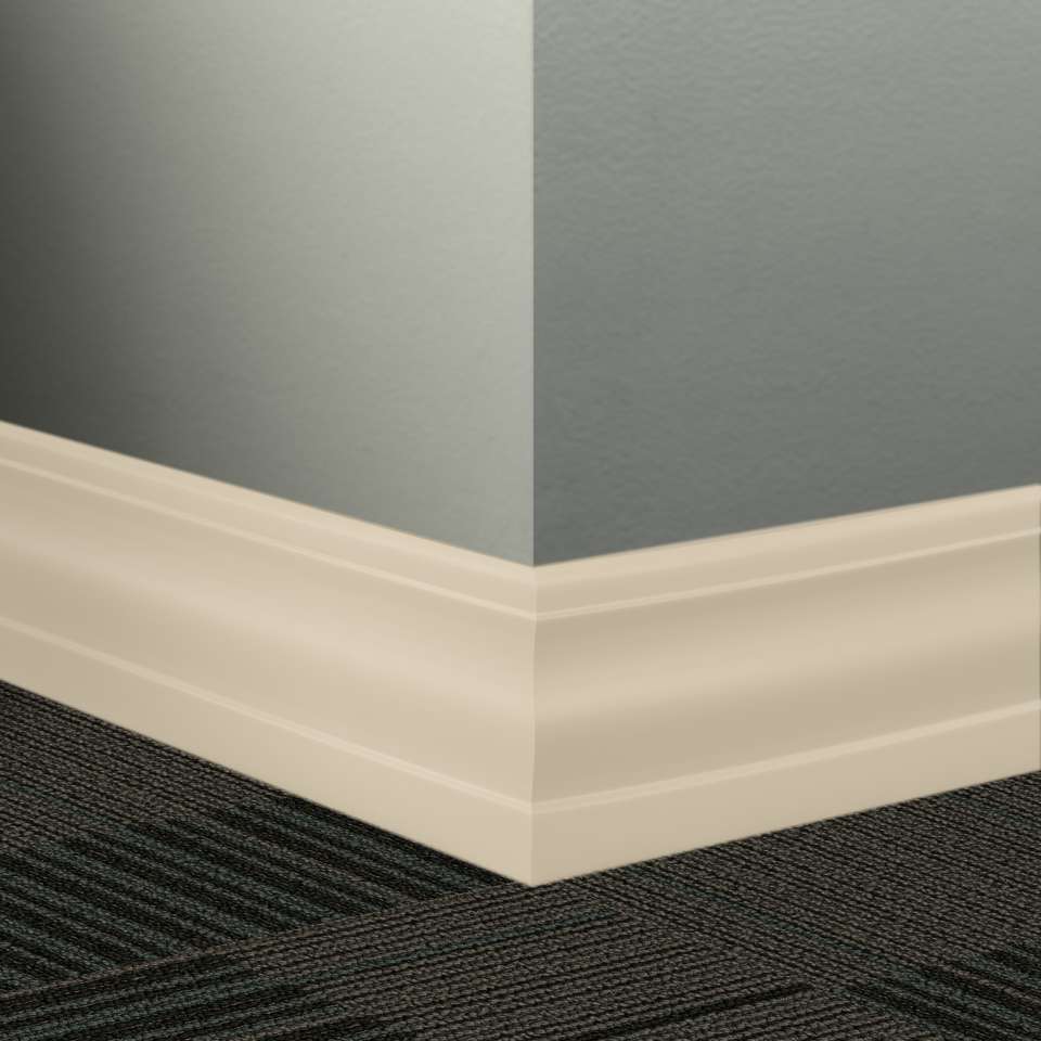 Tarkett - Système de finition murale Millwork - MW 34 T Delineate 4 1⁄4” #34 Almond - Wallbase 8' (paquet de 6)