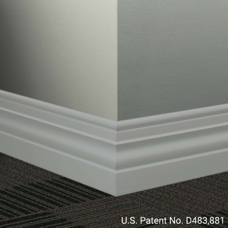 Tarkett - Système de finition murale Millwork - MW 38 A Diplomat 4 1⁄2” - MW XX A #38 Pewter - Wallbase 8' (paquet de 6)