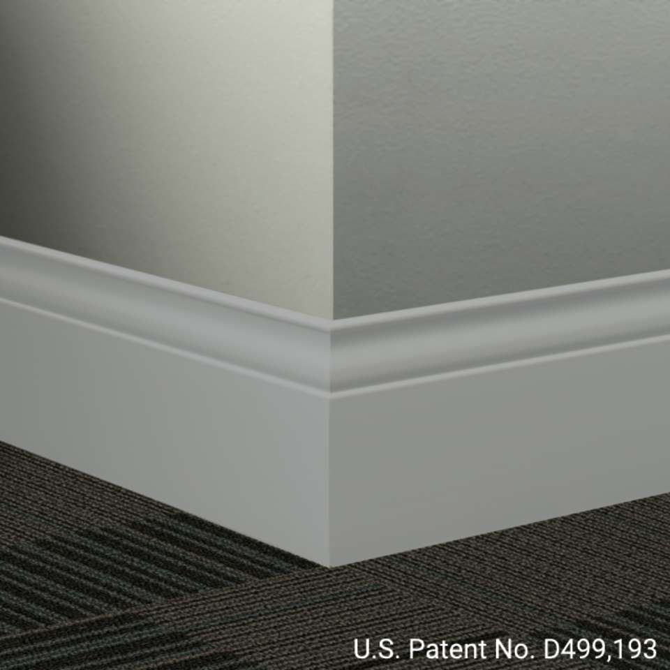 Tarkett - Système de finition murale Millwork - MW 38 G Inflection 5 1⁄4” #38 Pewter - Wallbase 8' (paquet de 6)