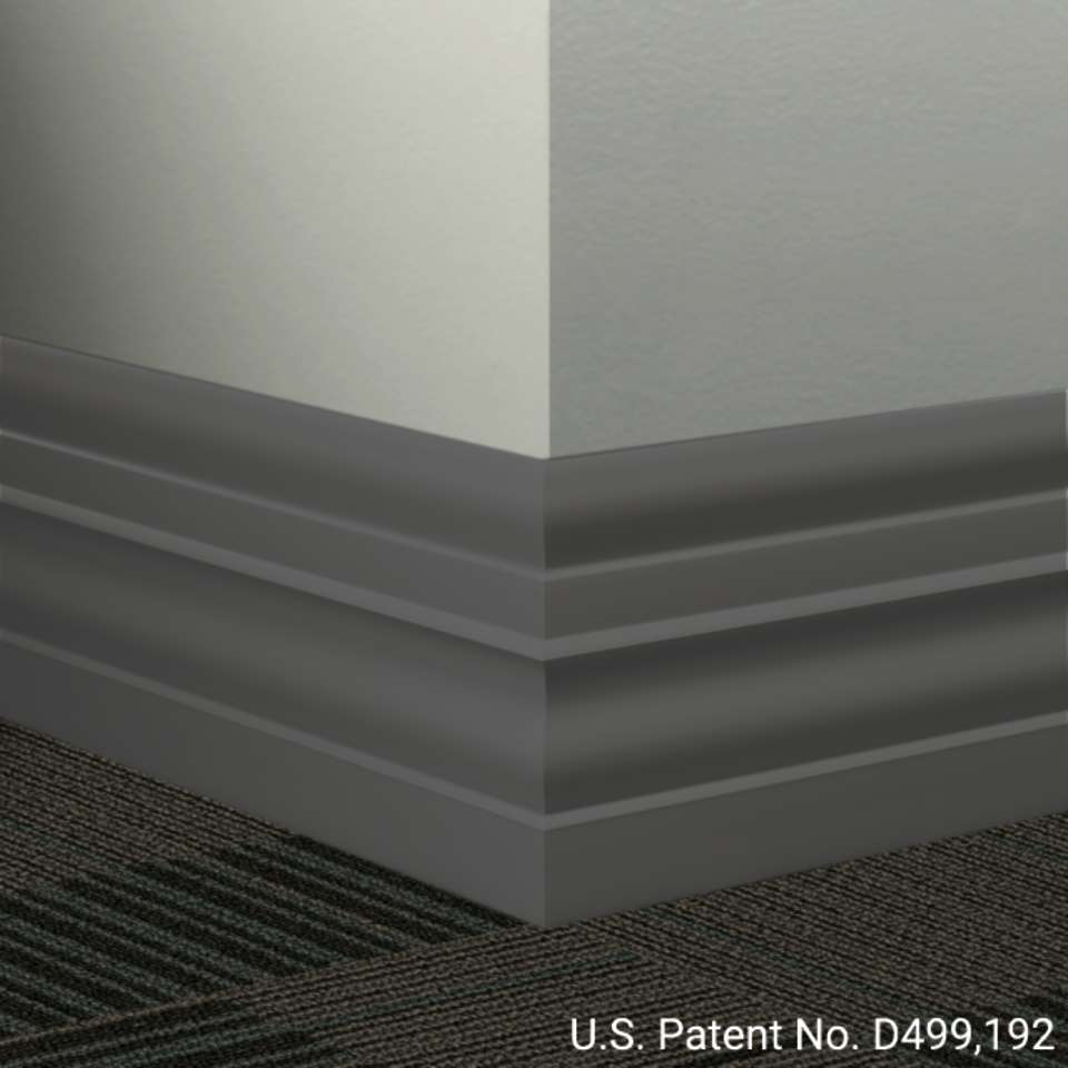 Tarkett - Système de finition murale Millwork - MW 40 E Attaché 6" #40 Black - Wallbase 8' (paquet de 8)