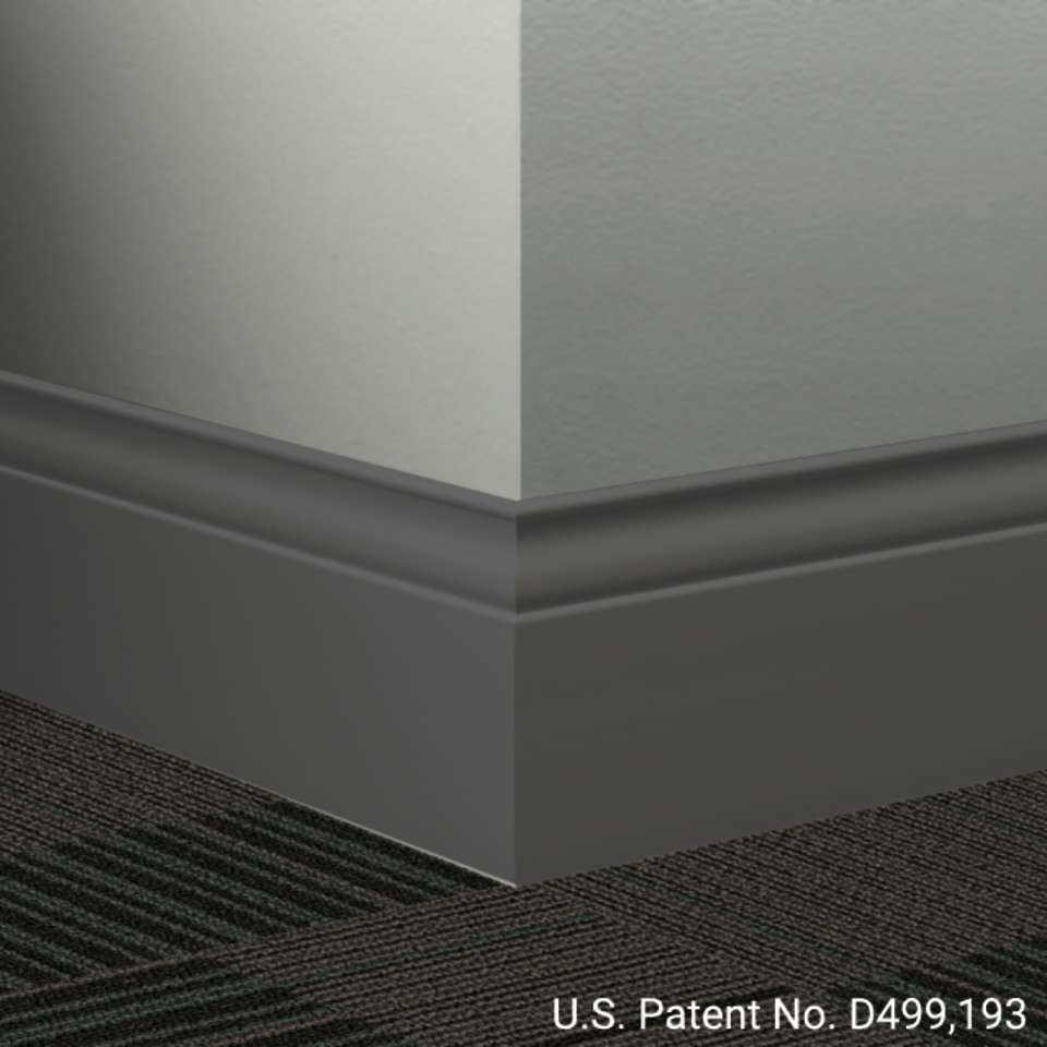 Tarkett - Système de finition murale Millwork - MW 40 G Inflection 5 1⁄4” #40 Black - Wallbase 8' (paquet de 6)