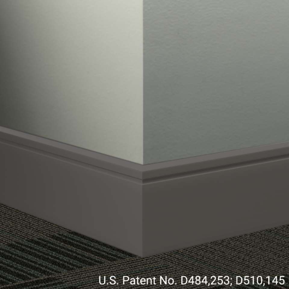 Tarkett - Système de finition murale Millwork - MW 44 F Reveal 4 1⁄4” #44 Dark Brown - Wallbase 8' (paquet de 8)