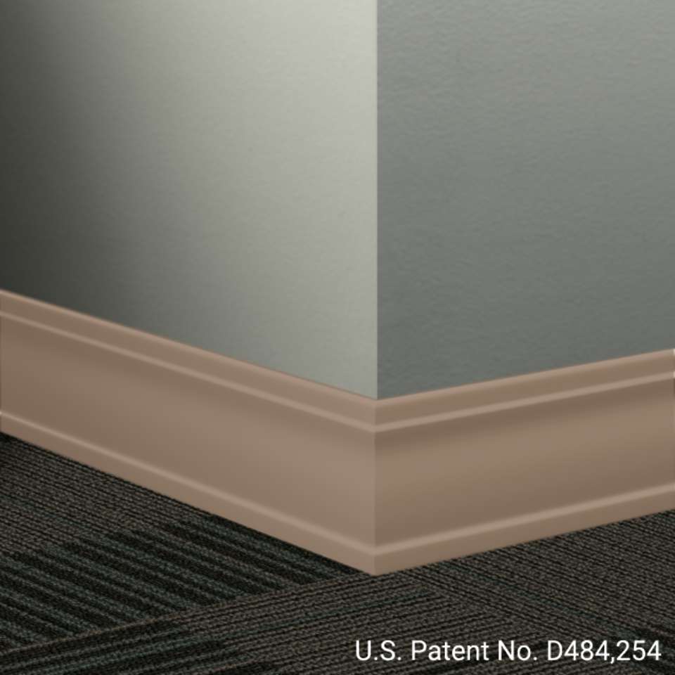 Tarkett - Système de finition murale Millwork - MW 45 D Outline 3 1⁄2” #45 Sandalwood - Wallbase 8' (paquet de 10)