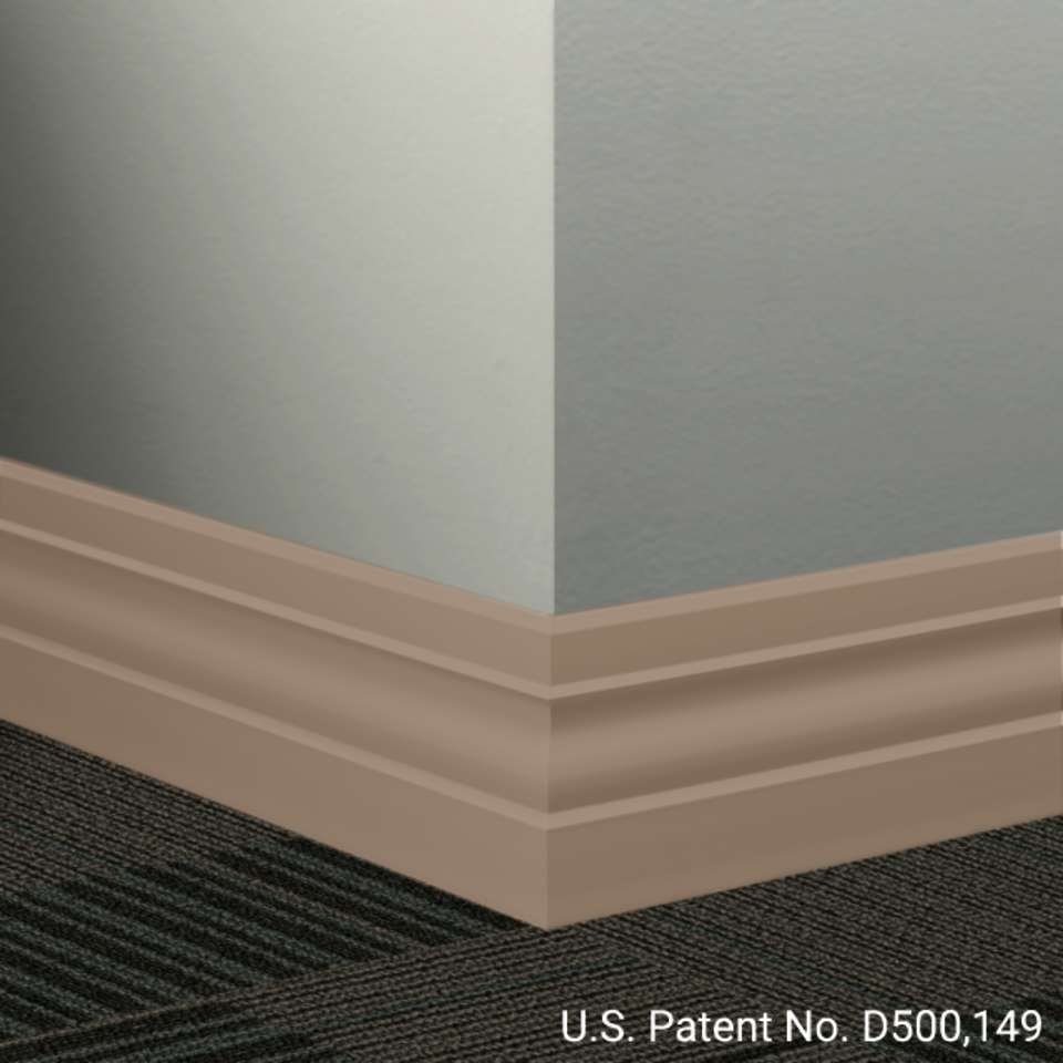 Tarkett - Système de finition murale Millwork - MW 45 K Ambassador 4" #45 Sandalwood - Wallbase 8' (paquet de 6)