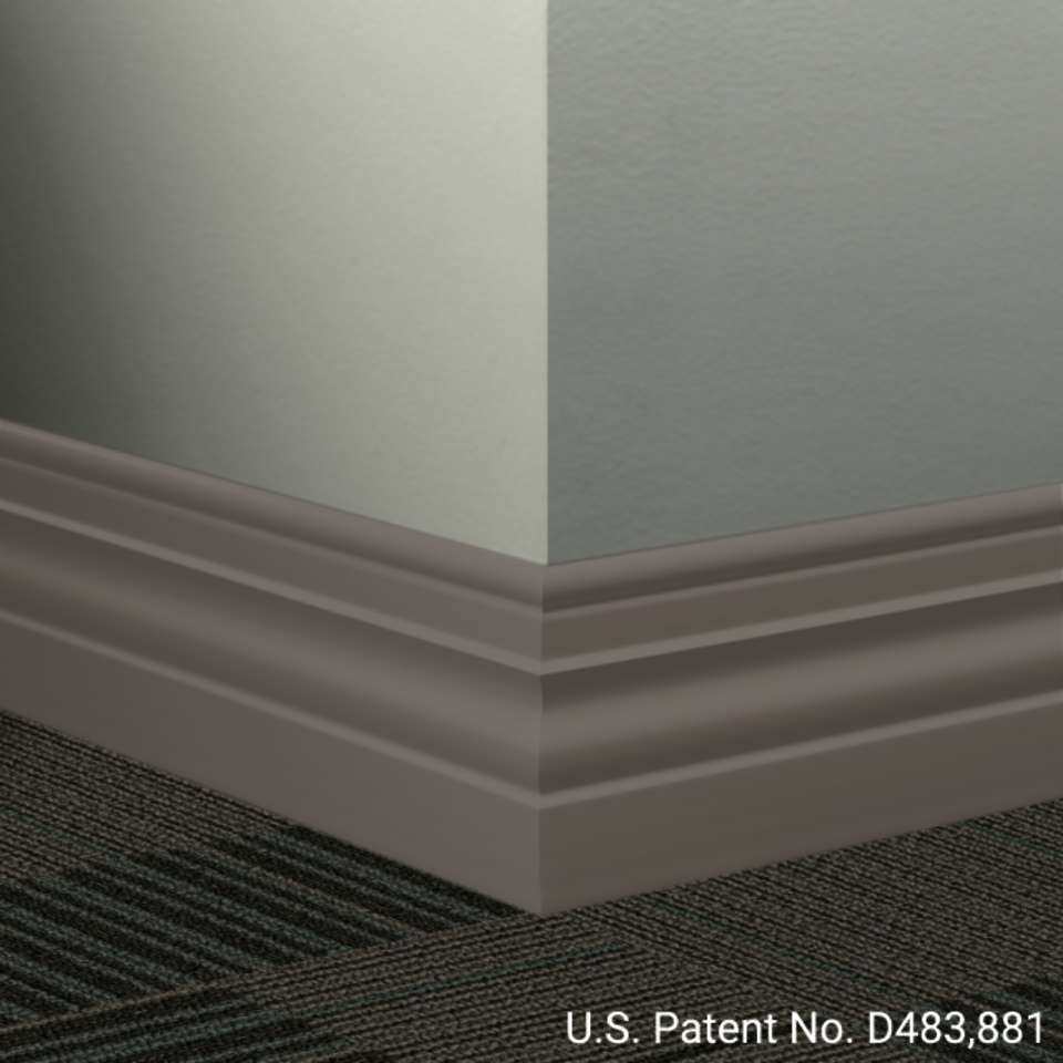 Tarkett - Système de finition murale Millwork - MW 47 A Diplomat 4 1⁄2” - MW XX A #47 Brown - Wallbase 8' (paquet de 6)