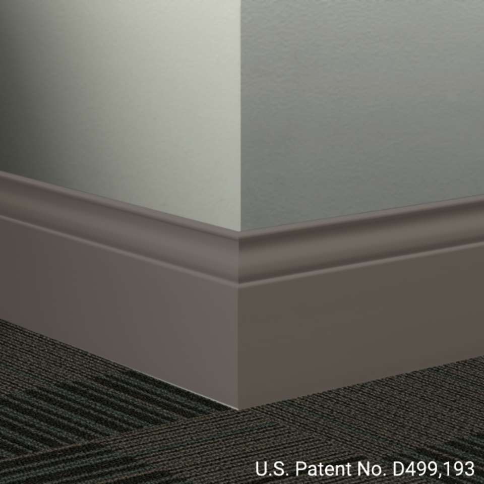 Tarkett - Système de finition murale Millwork - MW 47 G Inflection 5 1⁄4” #47 Brown - Wallbase 8' (paquet de 6)