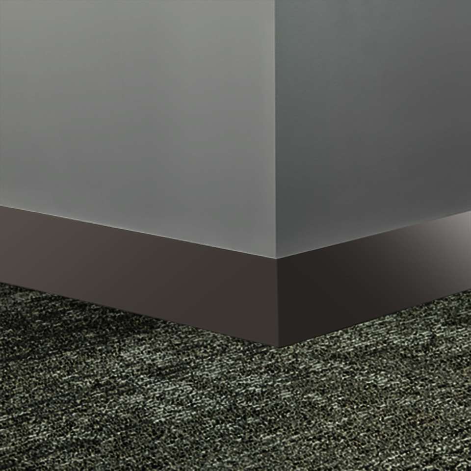 Tarkett - Système de finition murale Millwork - MW 47 S4 Monument 4" #47 Brown - Wallbase 8' (paquet de 8)