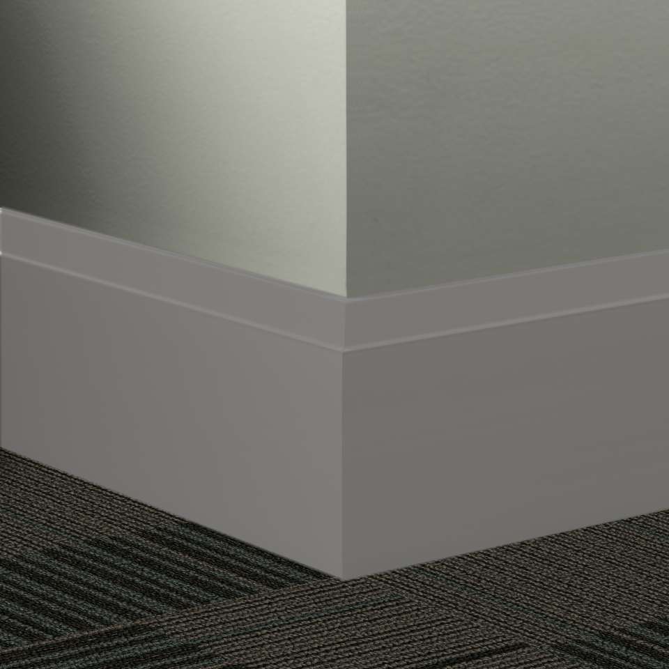 Tarkett - Système de finition murale Millwork - MW 48 R Equinox 4 1⁄2” #48 Grey - Wallbase 8' (paquet de 5)