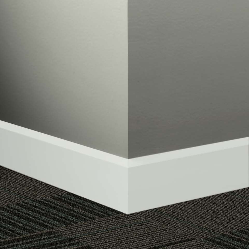 Tarkett - Système de finition murale Millwork - MW 50 N Oblique 3" #50 White - Wallbase 8' (paquet de 7)