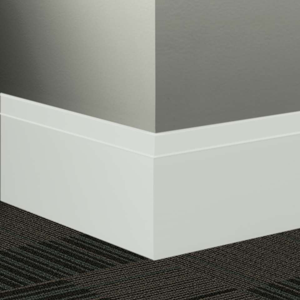 Tarkett - Système de finition murale Millwork - MW 50 R Equinox 4 1⁄2” #50 White - Wallbase 8' (paquet de 5)