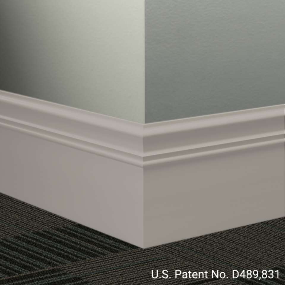 Tarkett - Système de finition murale Millwork - MW 55 M Monarch 6" #55 Silver Grey - Wallbase 8' (paquet de 6)