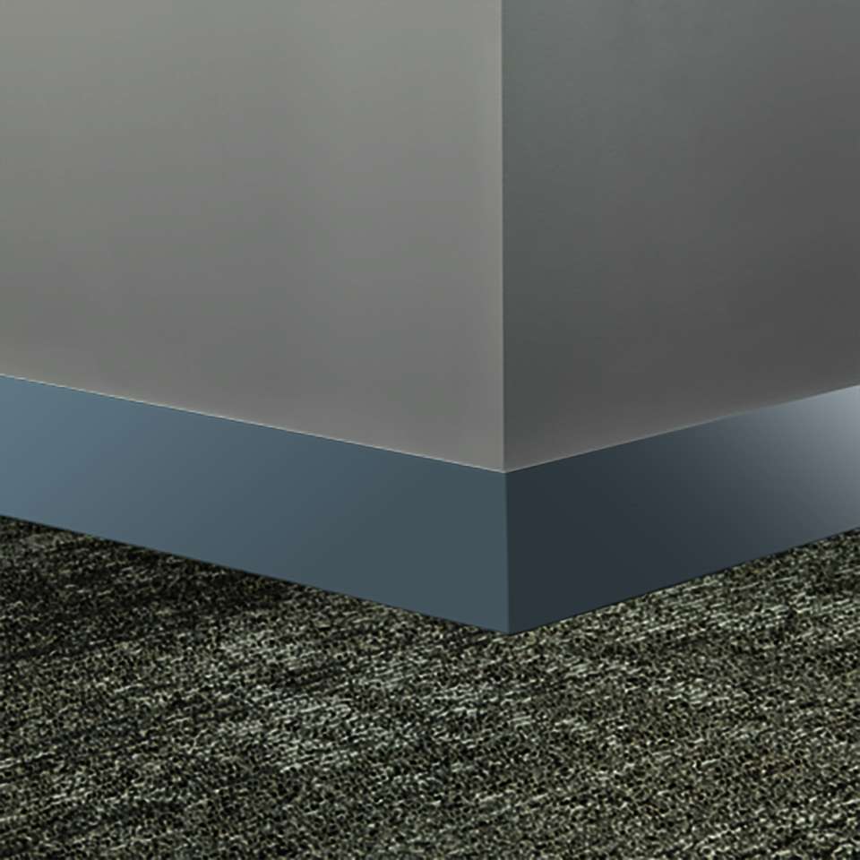 Tarkett - Système de finition murale Millwork - MW 58 S4 Monument 4" #58 Windsor Blue - Wallbase 8' (paquet de 8)