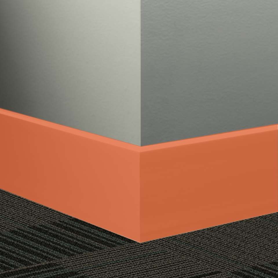 Tarkett - Système de finition murale Millwork - MW 62 H Mandalay 4 1⁄2” #62 Tangerine Tango - Wallbase 8' (paquet de 5)