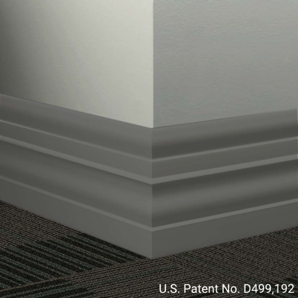 Tarkett - Système de finition murale Millwork - MW 63 E Attaché 6" #63 Burnt Umber - Wallbase 8' (paquet de 8)