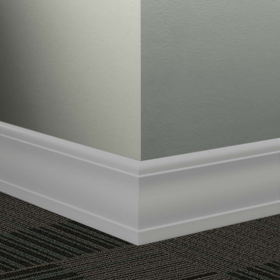 Tarkett - Système de finition murale Millwork - MW 69 J Silhouette 4" #69 Sterling Silver - Wallbase 8' (paquet de 6)