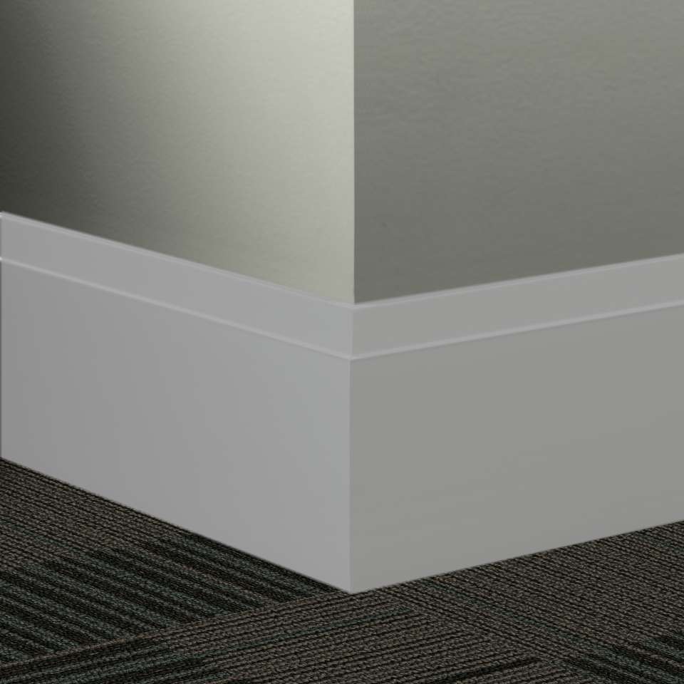 Tarkett - Système de finition murale Millwork - MW 69 R Equinox 4 1⁄2” #69 Sterling Silver - Wallbase 8' (paquet de 5)