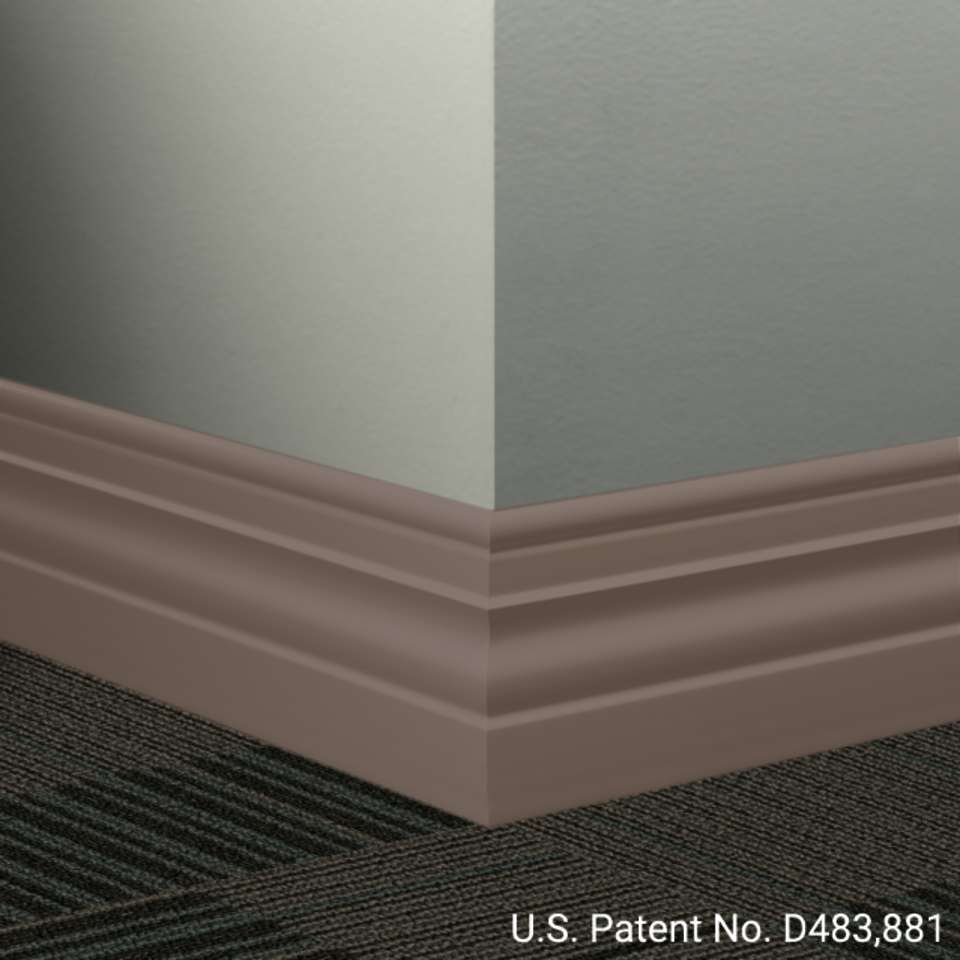 Tarkett - Système de finition murale Millwork - MW 76 A Diplomat 4 1⁄2” - MW XX A #76 Cinnamon - Wallbase 8' (paquet de 6)