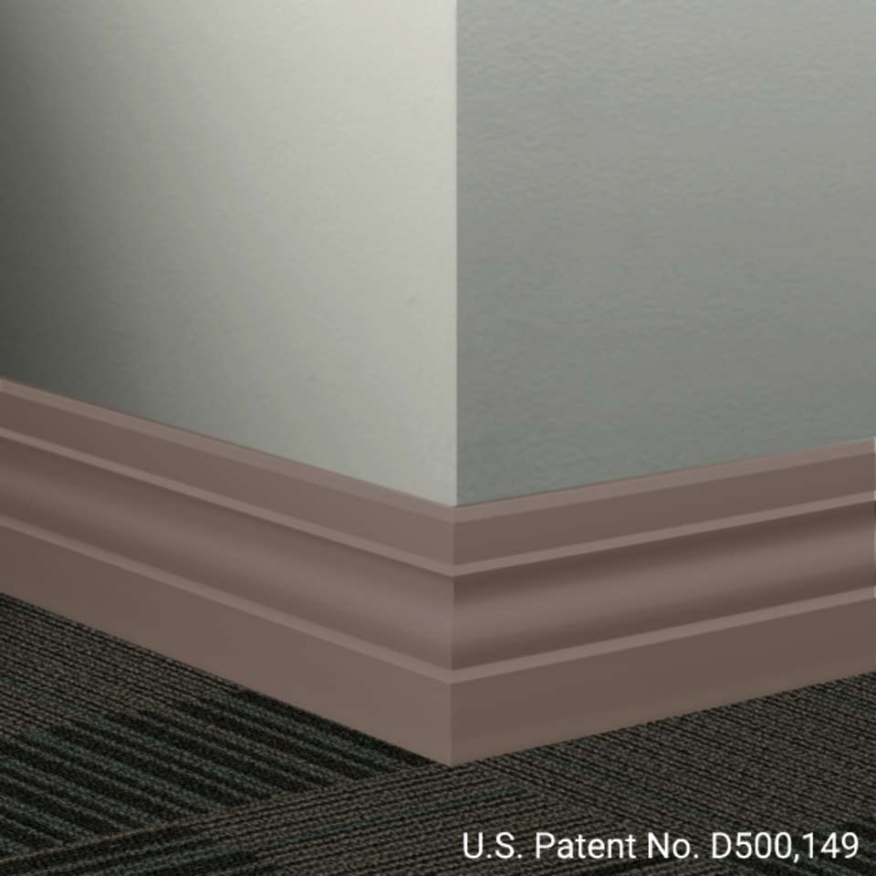 Tarkett - Système de finition murale Millwork - MW 76 K Ambassador 4" #76 Cinnamon - Wallbase 8' (paquet de 6)