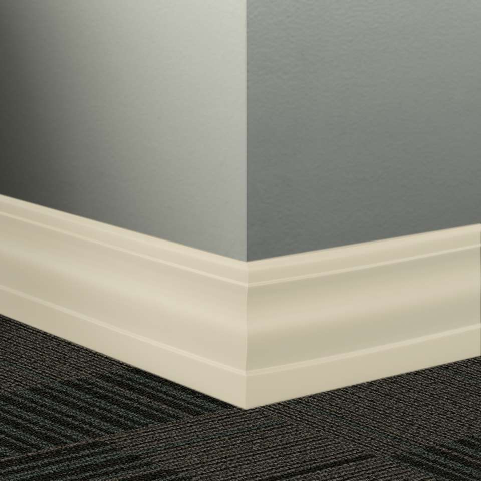 Tarkett - Système de finition murale Millwork - MW 79 T Delineate 4 1⁄4” #79 Bone White - Wallbase 8' (paquet de 6)