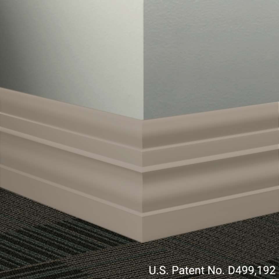 Tarkett - Système de finition murale Millwork - MW 80 E Attaché 6" #80 Fawn - Wallbase 8' (paquet de 8)