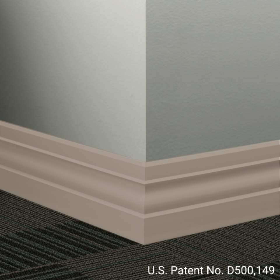 Tarkett - Système de finition murale Millwork - MW 80 K Ambassador 4" #80 Fawn - Wallbase 8' (paquet de 6)
