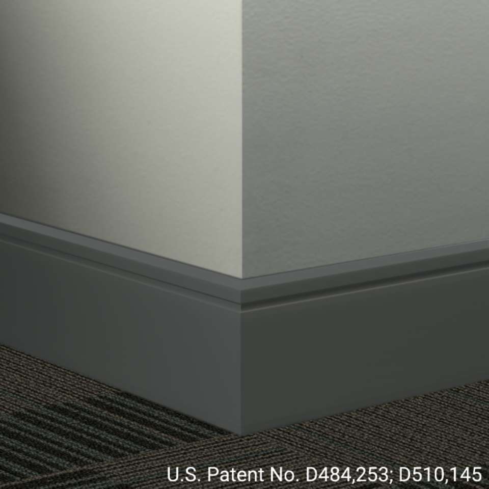 Tarkett - Système de finition murale Millwork - MW 82 F Reveal 4 1⁄4” #82 Black Pearl - Wallbase 8' (paquet de 8)