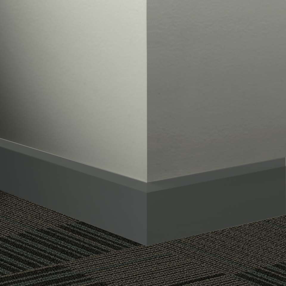 Tarkett - Système de finition murale Millwork - MW 82 N Oblique 3" #82 Black Pearl - Wallbase 8' (paquet de 7)