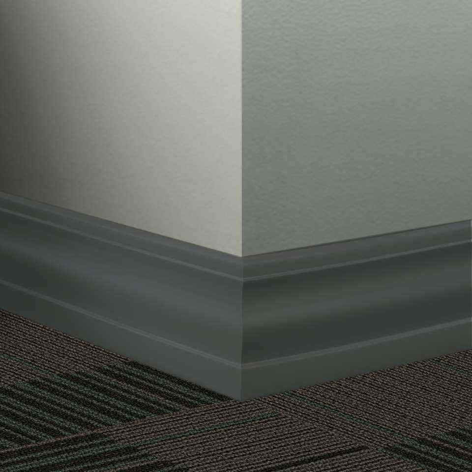 Tarkett - Système de finition murale Millwork - MW 82 T Delineate 4 1⁄4” #82 Black Pearl - Wallbase 8' (paquet de 6)