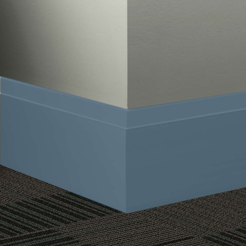 Tarkett - Système de finition murale Millwork - MW 84 R Equinox 4 1⁄2” #84 Blue Jeans - Wallbase 8' (paquet de 5)