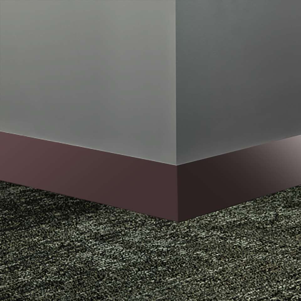 Tarkett - Système de finition murale Millwork - MW 85 S4 Monument 4" #85 Burgundy - Wallbase 8' (paquet de 8)