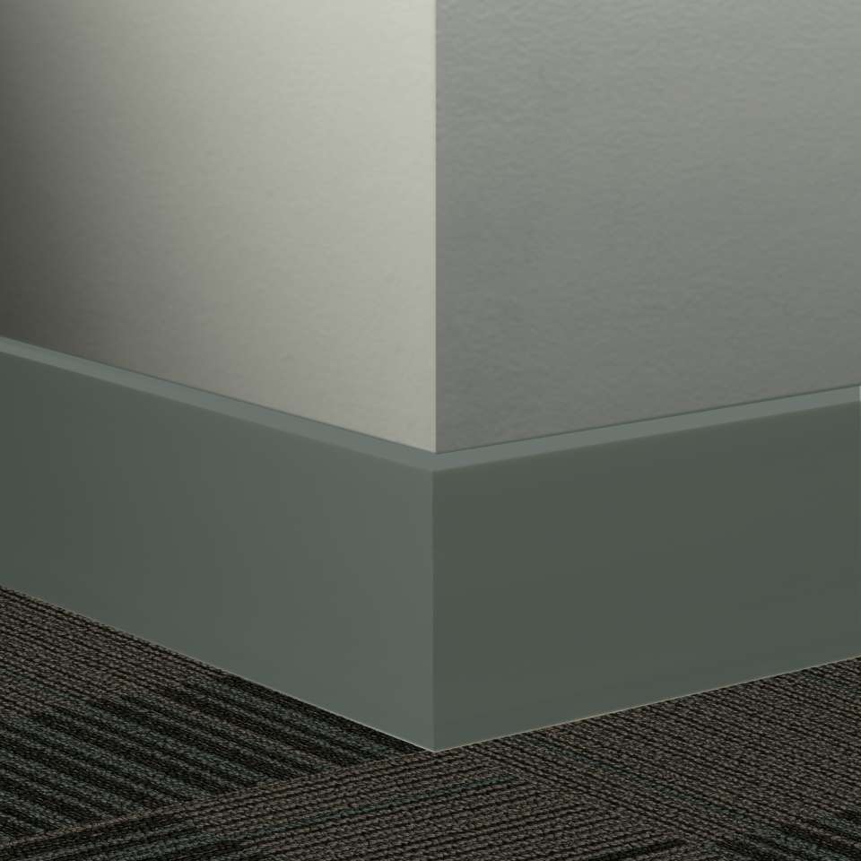 Tarkett - Système de finition murale Millwork - MW 86 H6 Mandalay 6" #86 Hunter Green - Wallbase 8' (paquet de 4)
