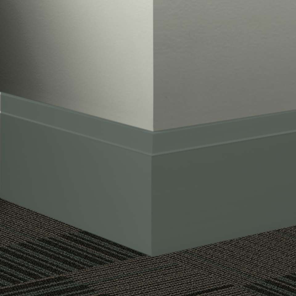 Tarkett - Système de finition murale Millwork - MW 86 R Equinox 4 1⁄2” #86 Hunter Green - Wallbase 8' (paquet de 5)