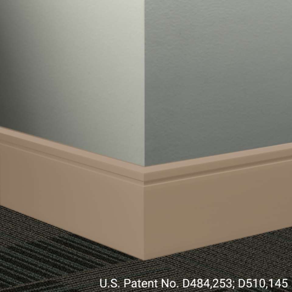 Tarkett - Système de finition murale Millwork - MW TA1 F Reveal 4 1⁄4” #TA1 Tannery - Wallbase 8' (paquet de 8)