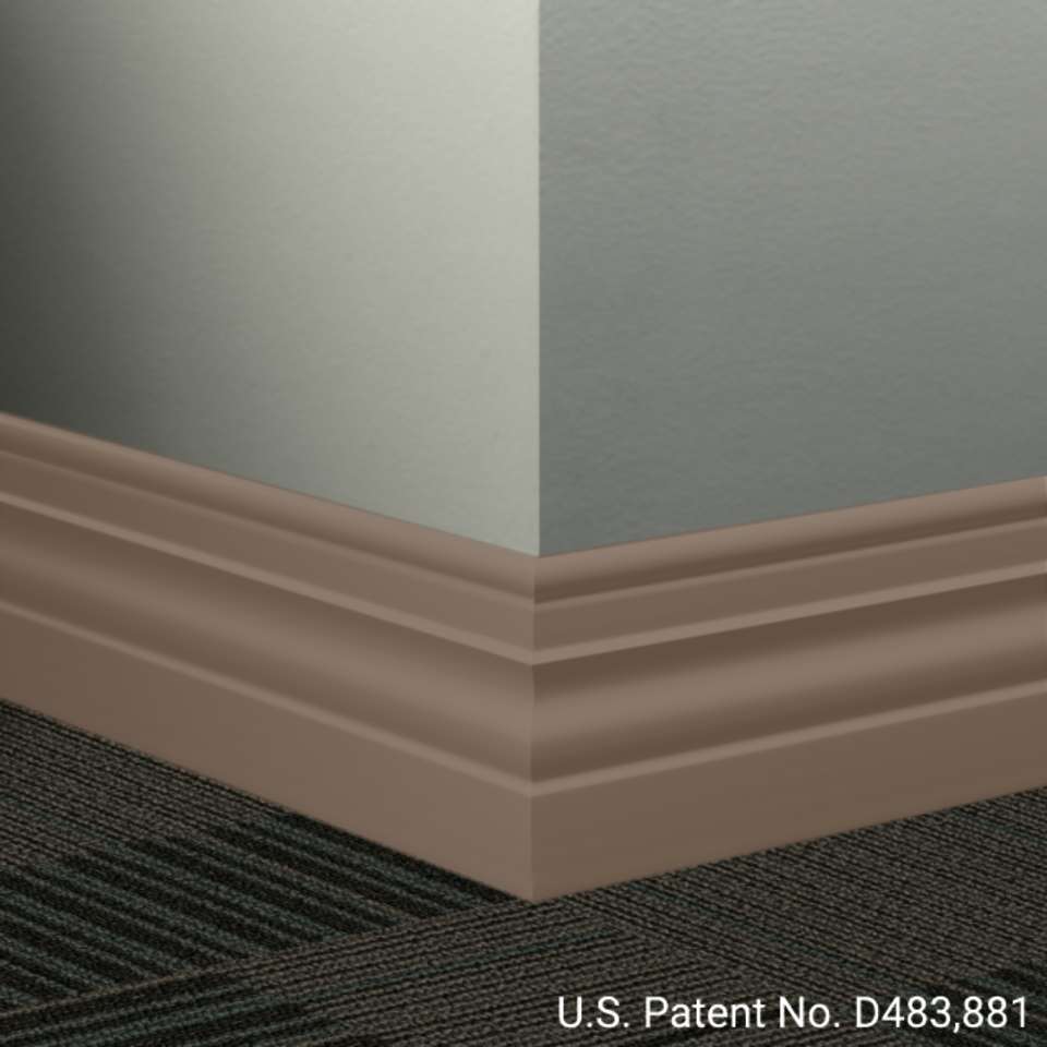 Tarkett - Système de finition murale Millwork - MW TA2 A Diplomat 4 1⁄2” - MW XX A #TA2 Saddlebrook - Wallbase 8' (paquet de 6)
