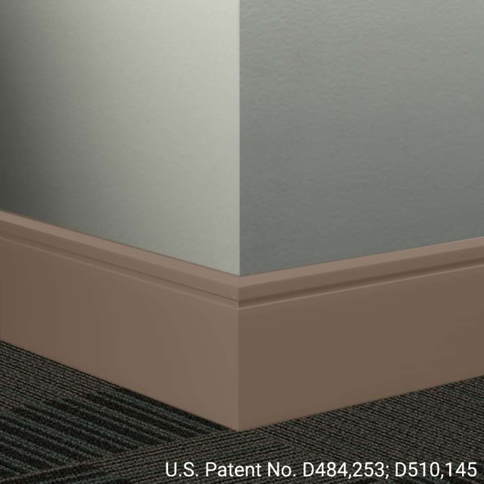 Tarkett - Système de finition murale Millwork - MW TA2 F Reveal 4 1⁄4” #TA2 Saddlebrook - Wallbase 8' (paquet de 8)