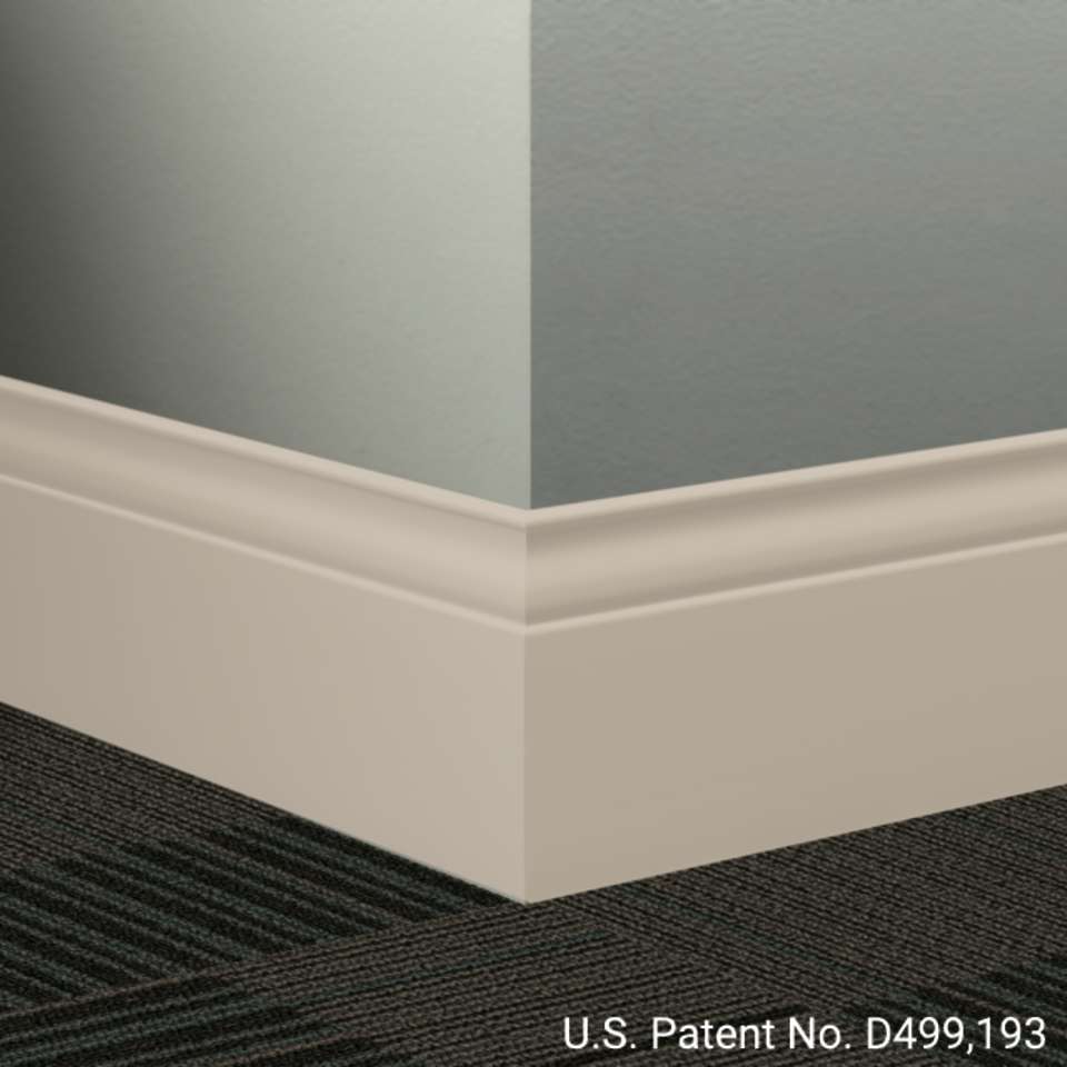 Tarkett - Système de finition murale Millwork - MW TA3 G Inflection 5 1⁄4” #TA3 Castaway - Wallbase 8' (paquet de 6)
