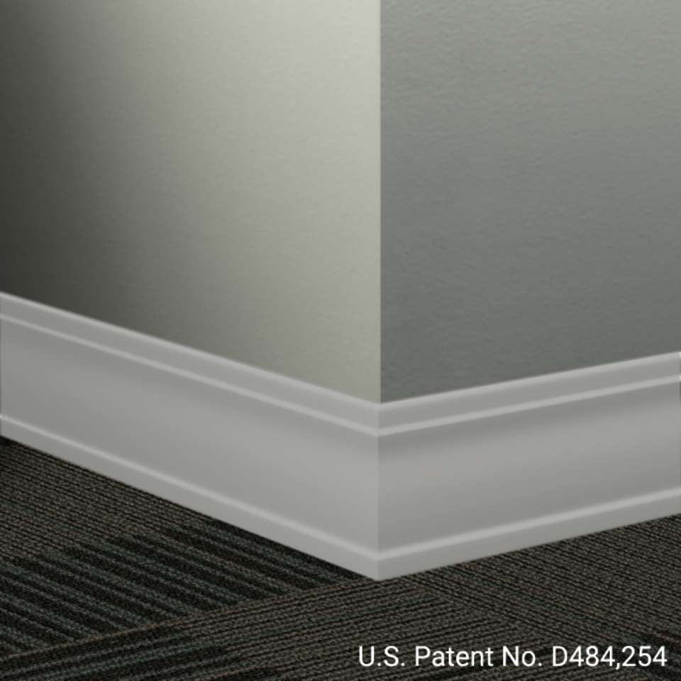 Tarkett - Système de finition murale Millwork - MW TA5 D Outline 3 1⁄2” #TA5 Colonial Grey - Wallbase 8' (paquet de 10)