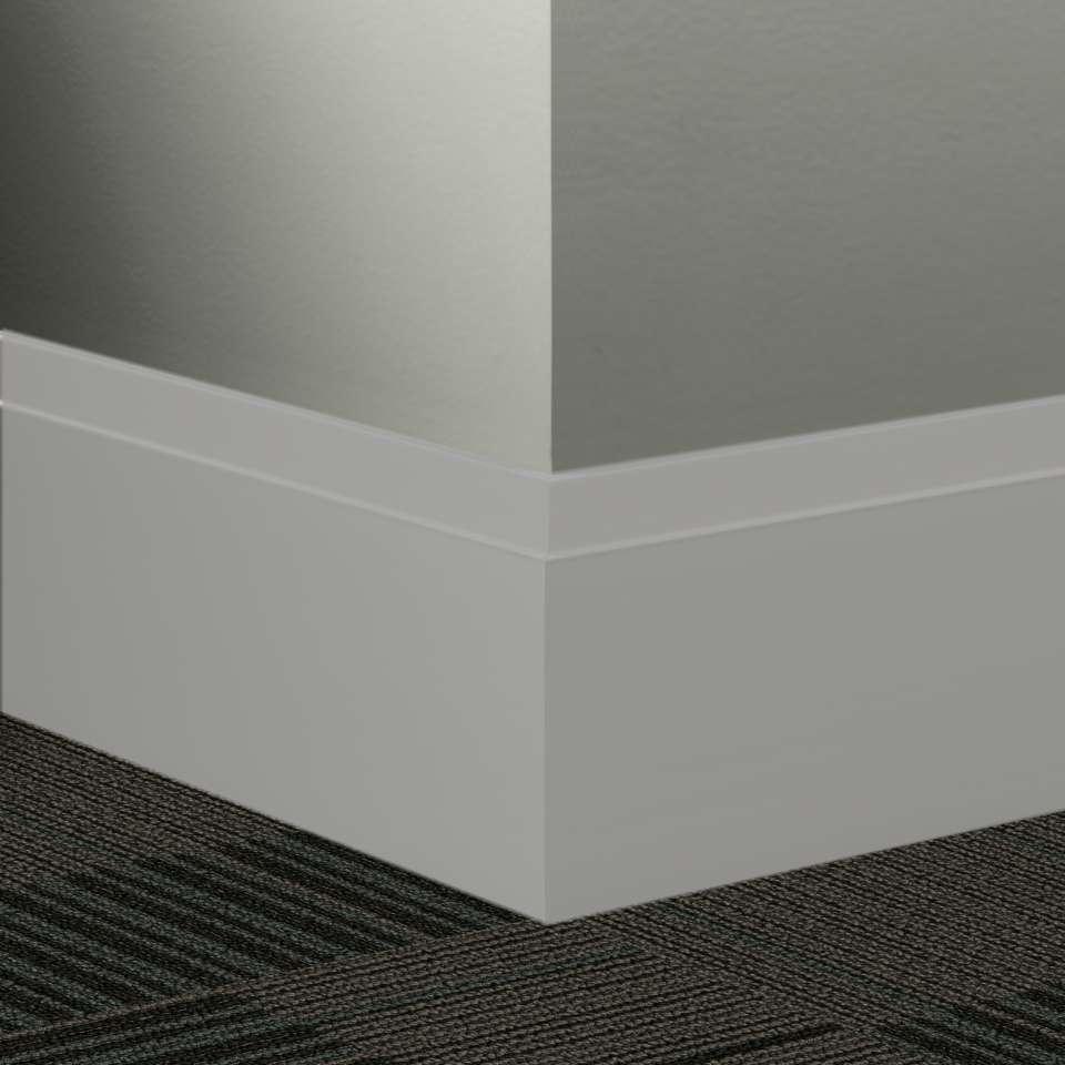 Tarkett - Système de finition murale Millwork - MW TA5 R Equinox 4 1⁄2” #TA5 Colonial Grey - Wallbase 8' (paquet de 5)