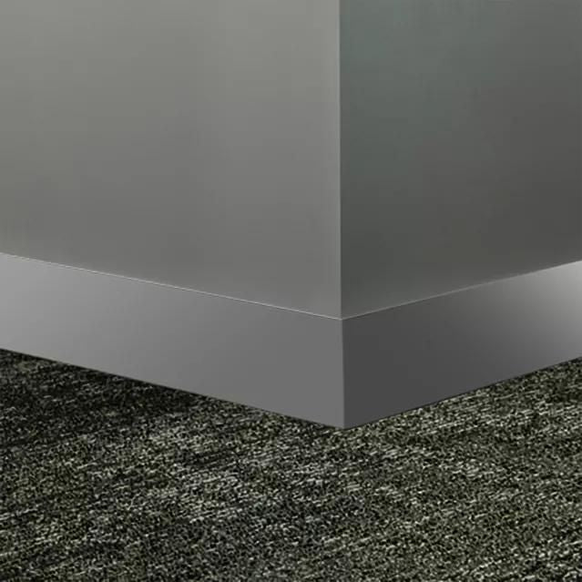 Tarkett - Système de finition murale Millwork - MW TA5 S25 Monument 2-1/2" TA5 Colonial Grey - Plinthe 8' (paquet de 8) ||MWTA5S25 - Ceramed