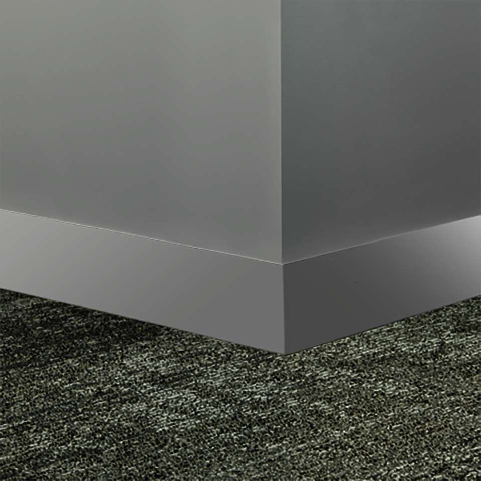 Tarkett - Système de finition murale Millwork - MW TA5 S4 Monument 4" #TA5 Colonial Grey - Wallbase 8' (paquet de 8)