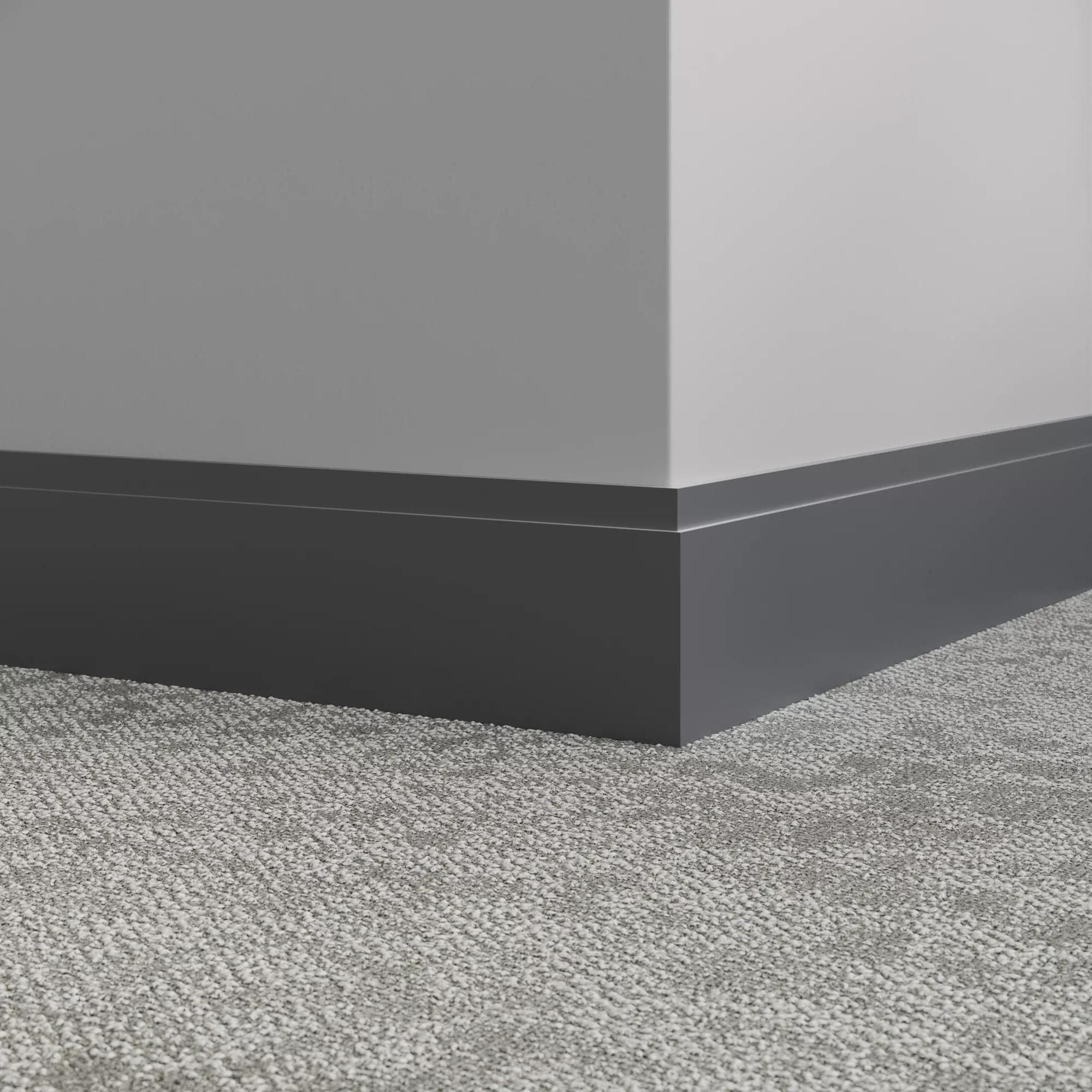 Tarkett - Système de finition murale Millwork - MW TA6 J Silhouette 4" TA6 Bedrock - Plinthe 8' (paquet de 6) ||MWTA6J - Ceramed